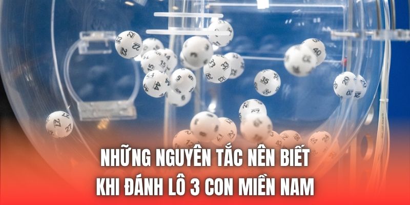 Những nguyên tắc nên biết khi đánh lô 3 con miền Nam